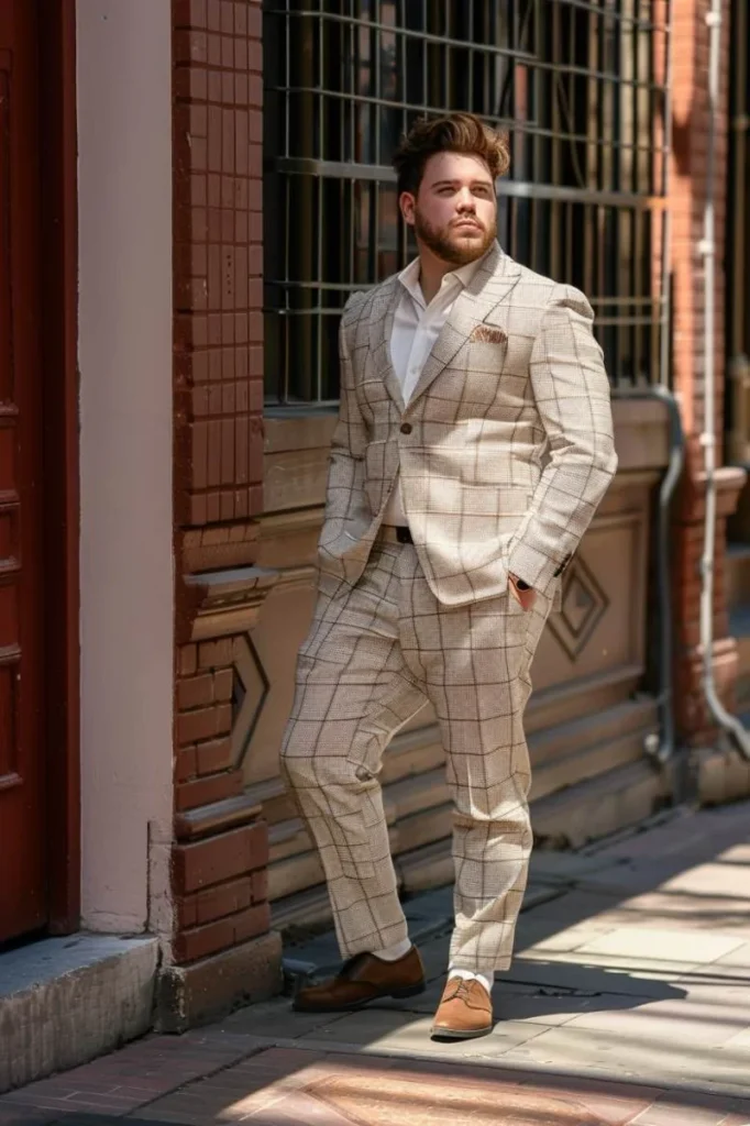 Bold Windowpane Plaid for Historic Textures