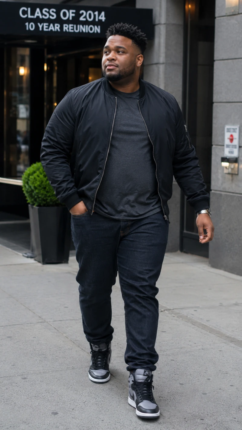 Bomber Jacket and Jeans Outfit