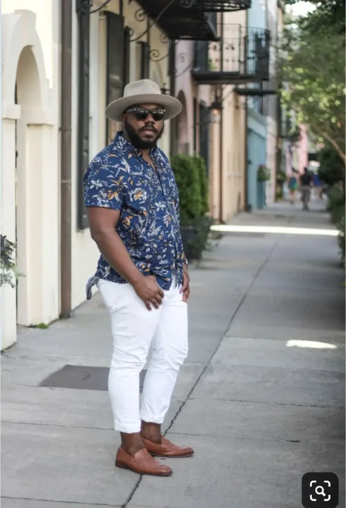 Botanical Print and Crisp Whites