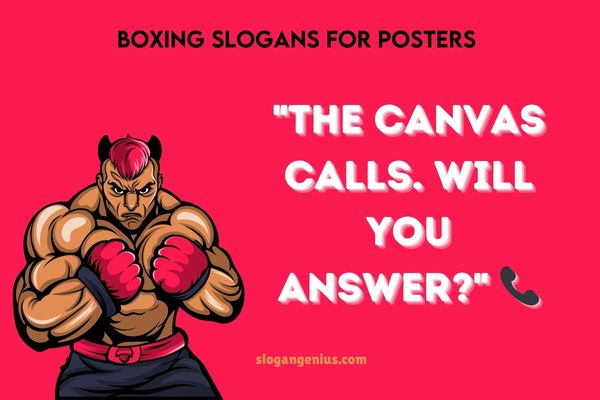 Boxing Slogans for Posters