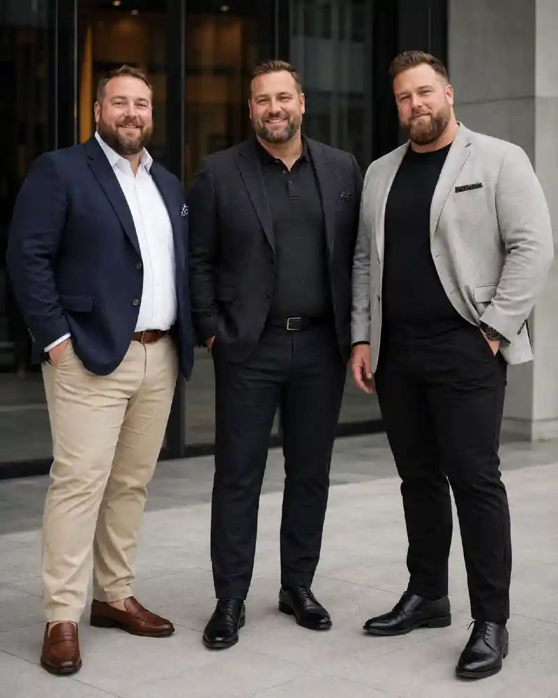 Business-Casual Trio Blazer Combinations