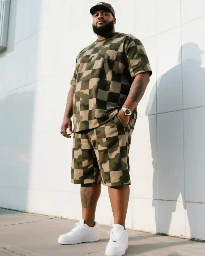 Camo Checkerboard T-Shirt