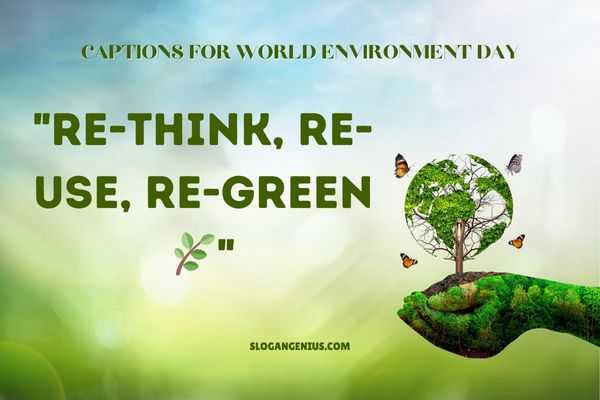 Captions for World Environment Day