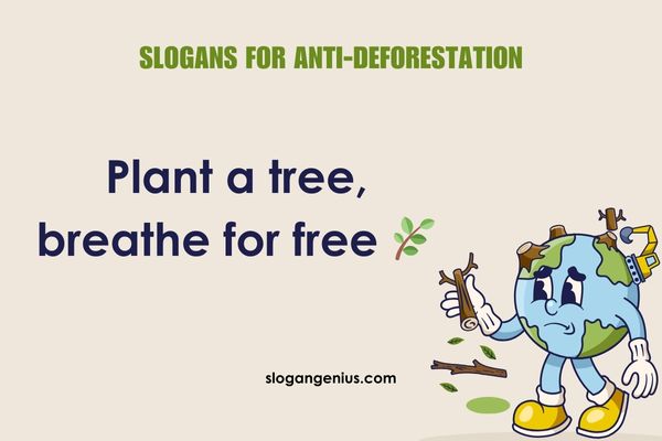 Catchy Slogans for Anti-Deforestation