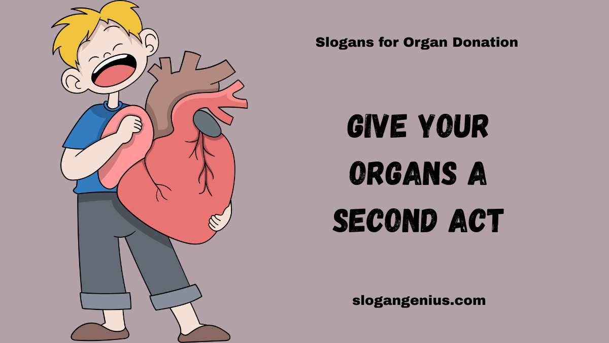Catchy Slogans for Organ Donation 