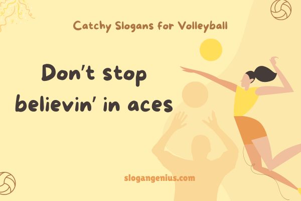 Catchy Slogans for Volleyball