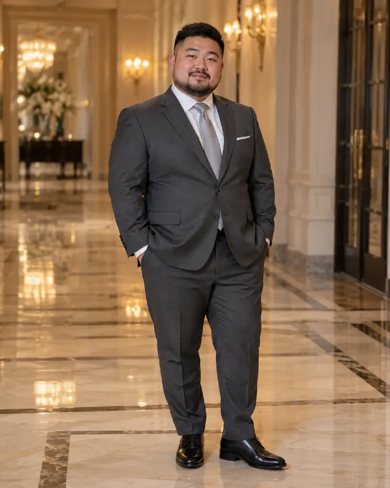 Charcoal Grey Tailoring For Prom Night
