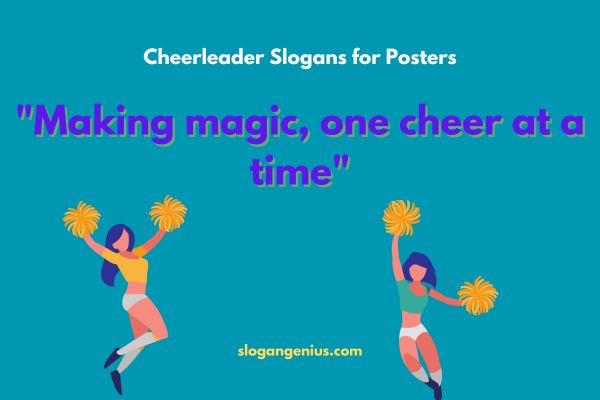 Cheerleader Slogans for Posters