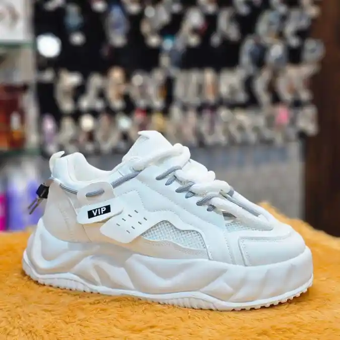 Chunky White Sneakers