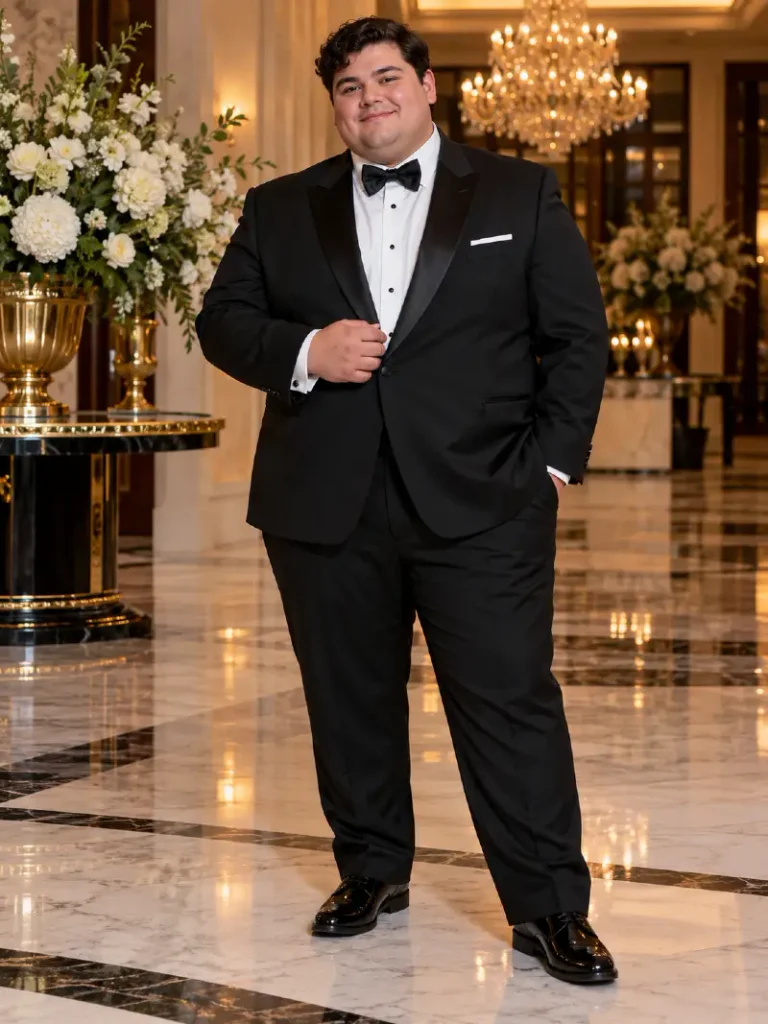 Classic Black Tuxedo For Formal Proms