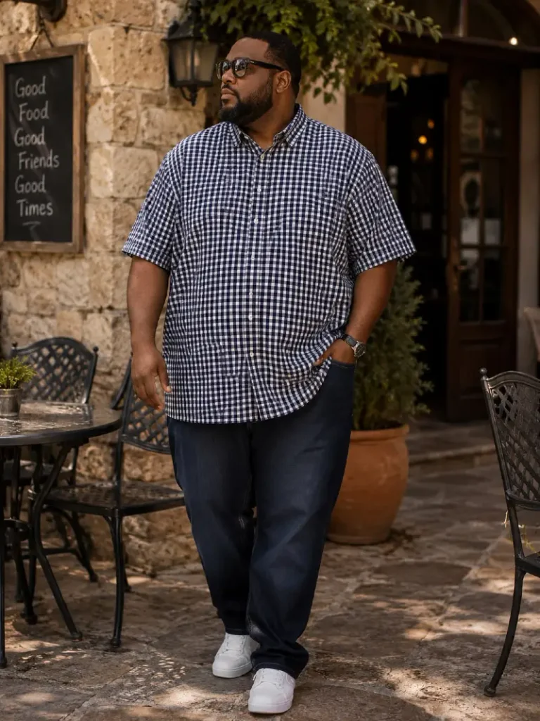 Classic Gingham And Deep Indigo