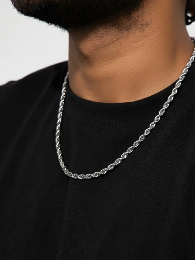 Classic Silver Rope Chain