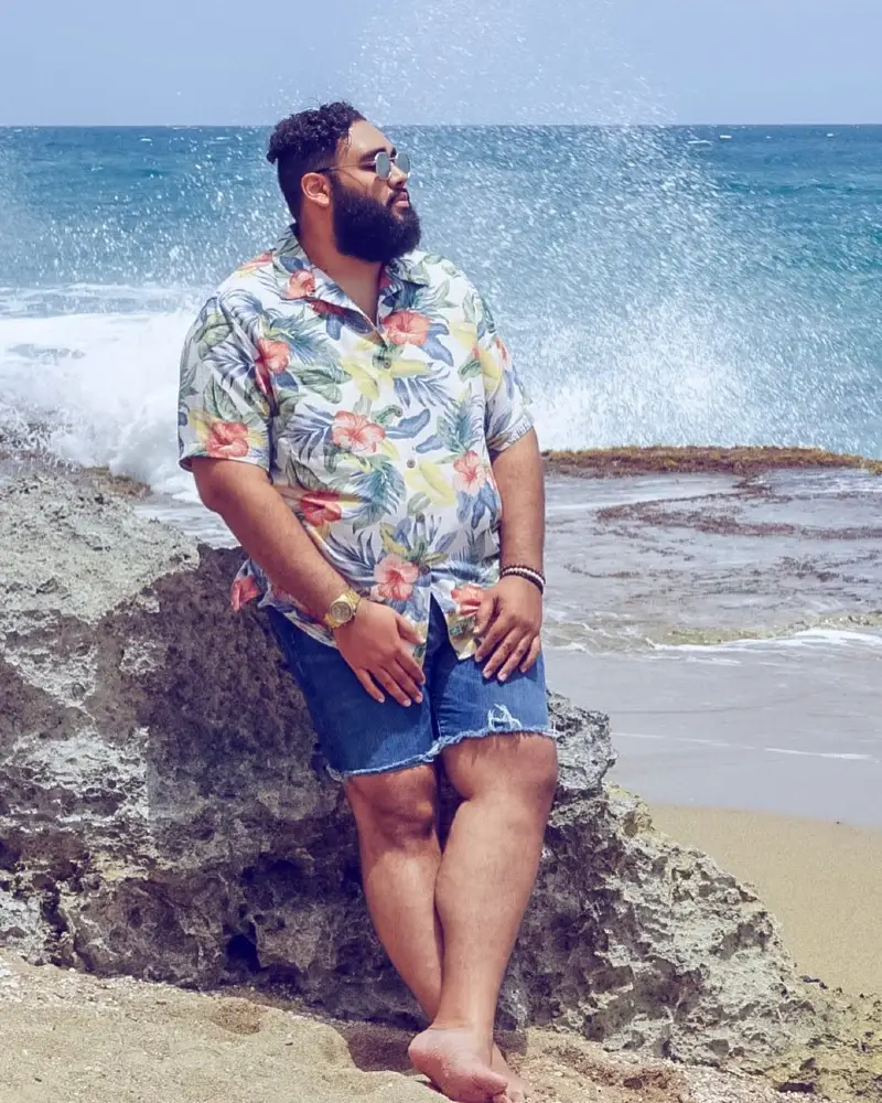 Classic Tropical Prints and Raw Hem Denim