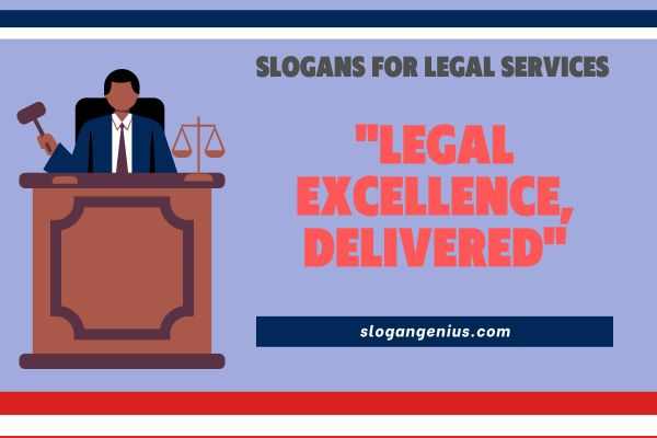 Cool Slogans for Legal Services