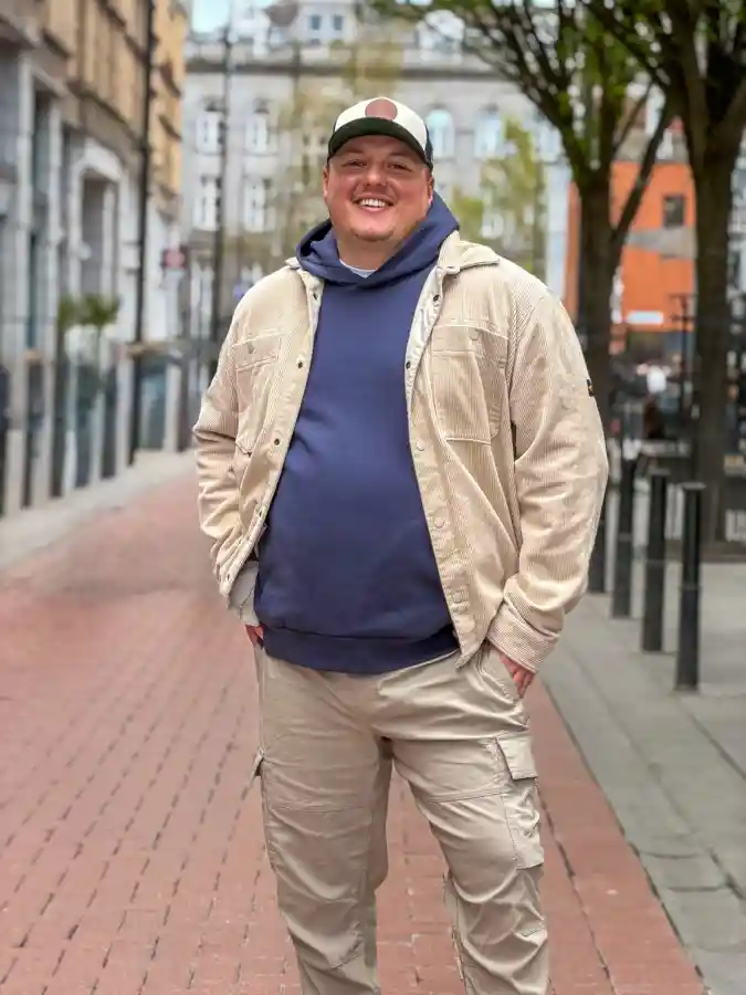 Corduroy Shirt and Cargo Pants