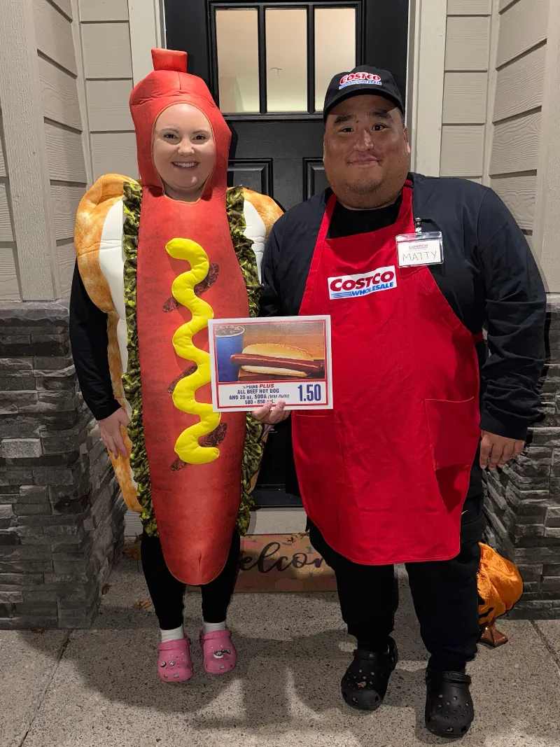 Costco Employee and Hot Dog Couples
