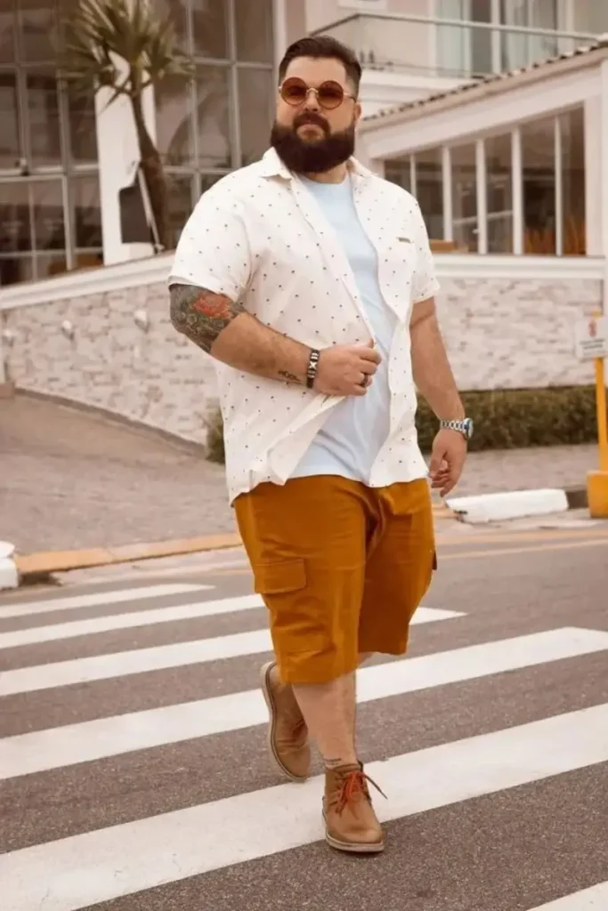Crisp Whites and Warm Ochre Accents