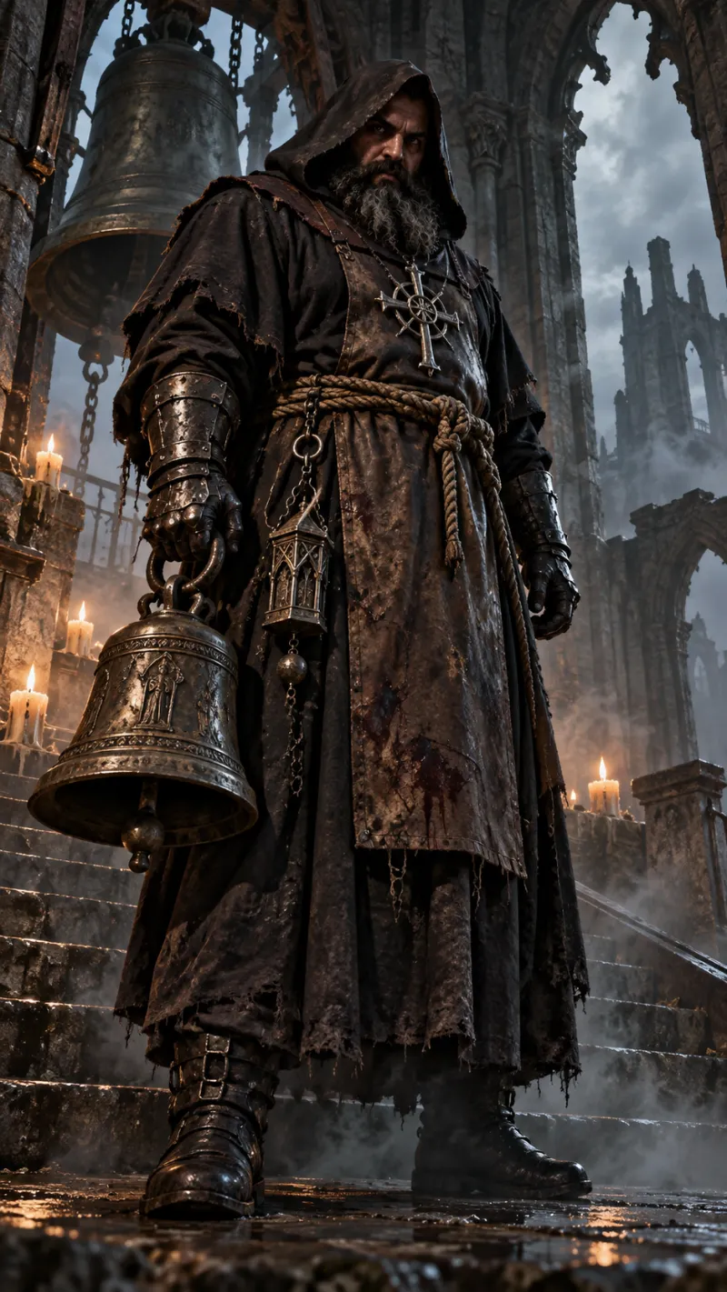Cursed Bell Keeper Costume for Plus Size Men