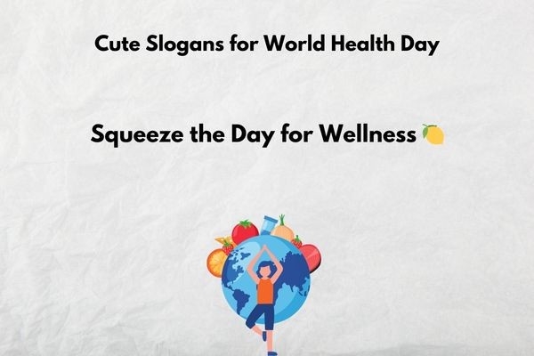 Cute Slogans for World Health Day