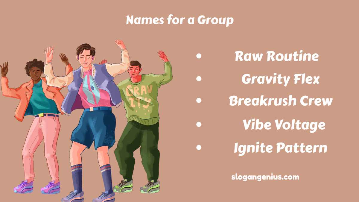 Dance Names for a Group
