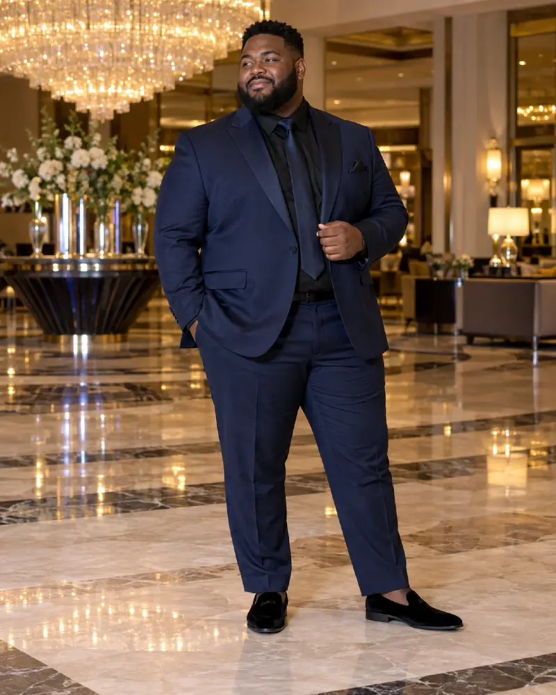 Deep Navy Tailoring For Evening Proms