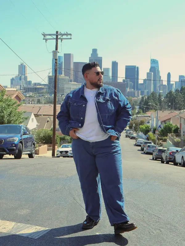 Double Denim and Crisp White Foundations