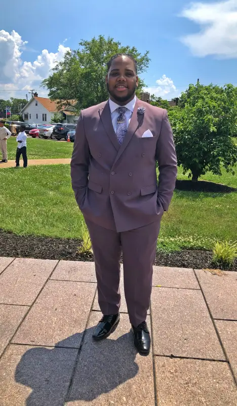 Dusty Mauve Double Breasted Suit