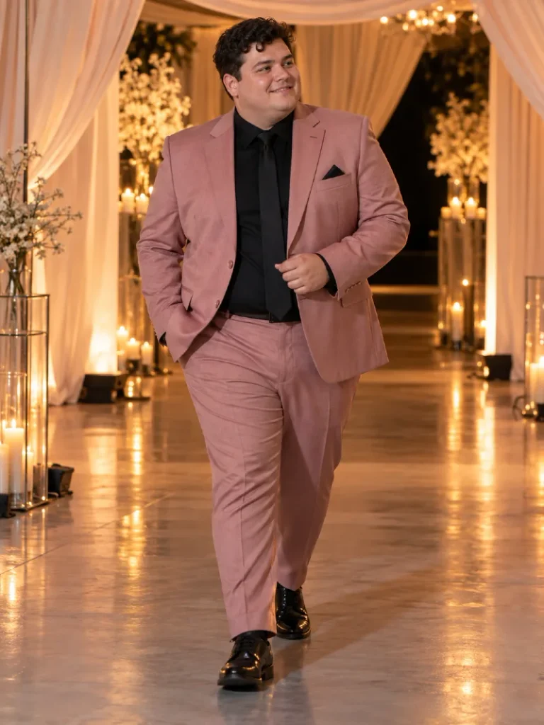 Dusty Rose Tailoring For Evening Proms