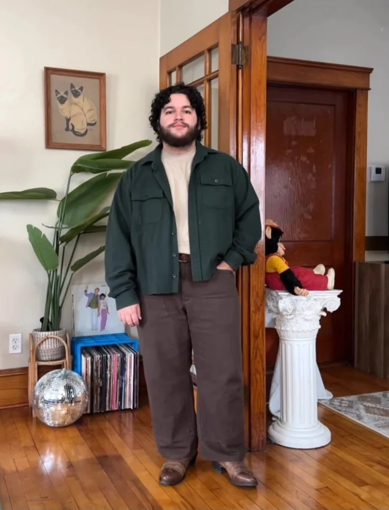 Earth Tones And Relaxed Trousers