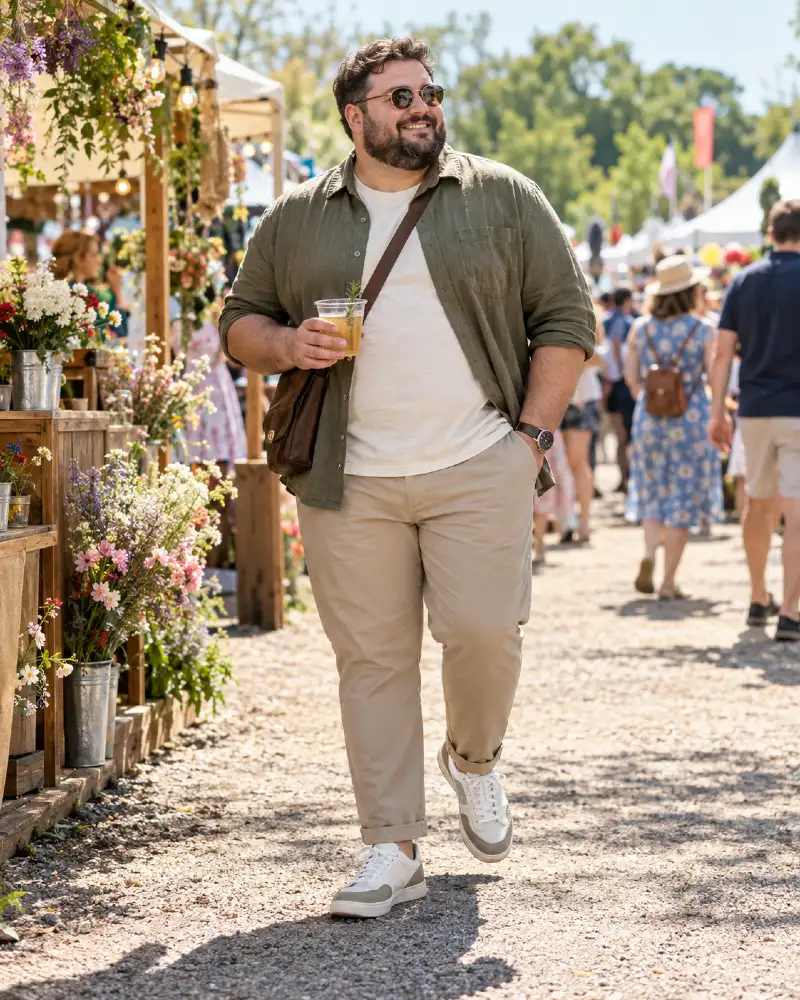 Earth Tones and Crisp Linen Layers