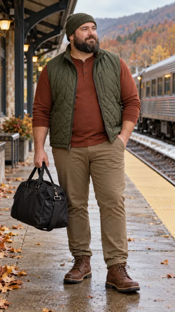 Earth Tones and Quilted Layers for Transit
