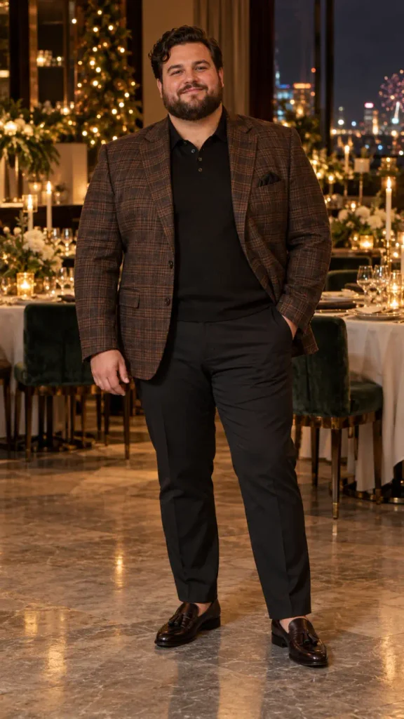 Earth Tones and Textured Plaid Layers