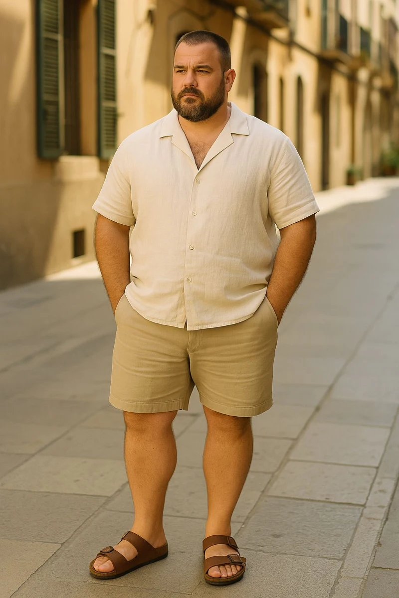 Eath Tone Short and Shirt