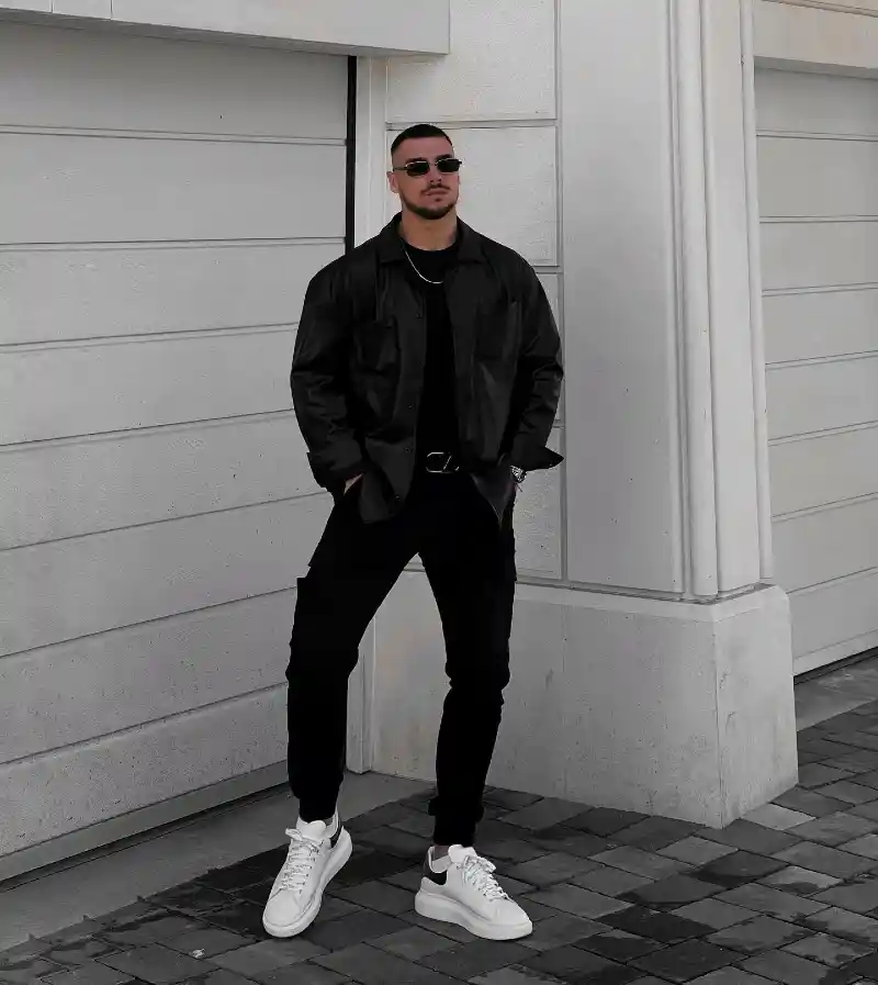 Edgy Monochrome Streetwear
