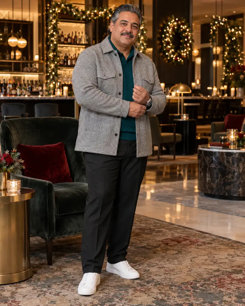 Elevated Casual With A Heavy Overshirt
