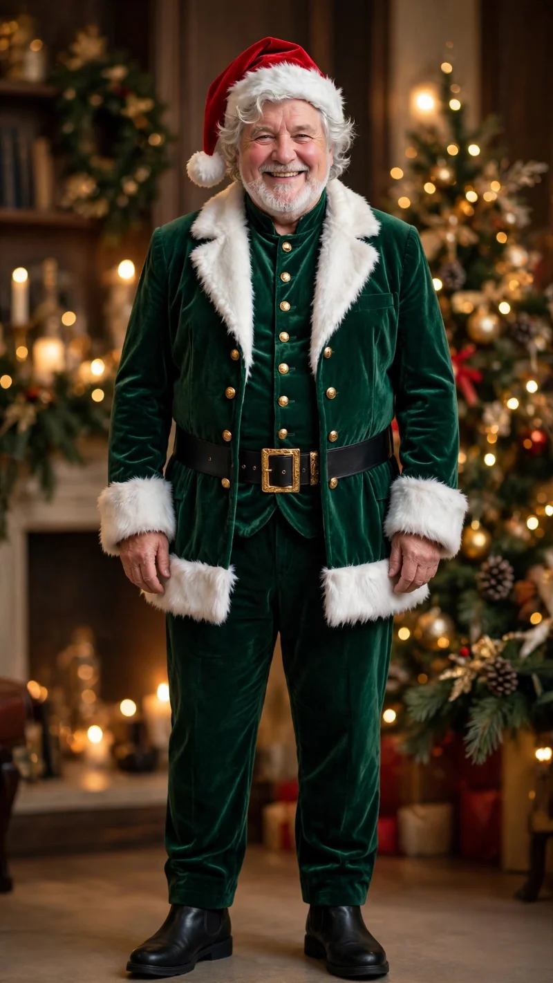 Emerald Woodland Santa