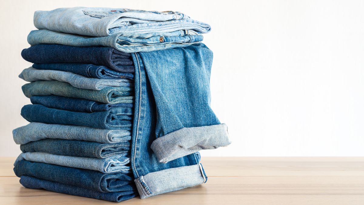 Fabric weight in trousers adds presence without adding size