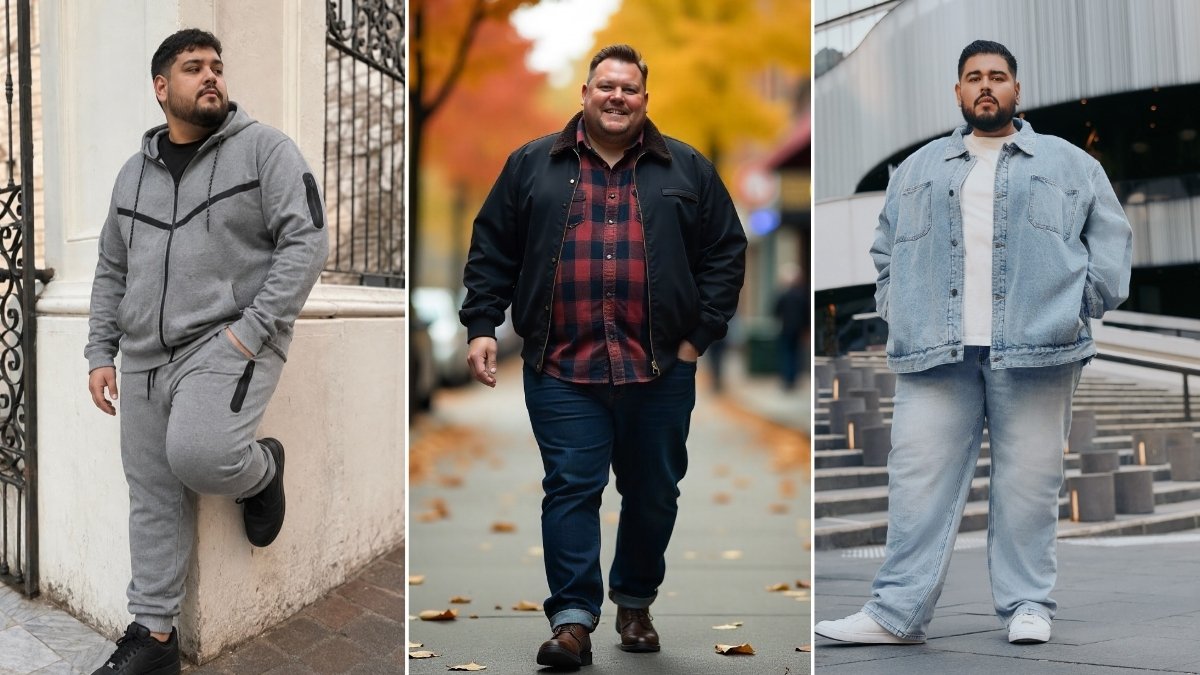 Fall Jacket Outfits for Plus Size Men That Fit Across the Shoulders