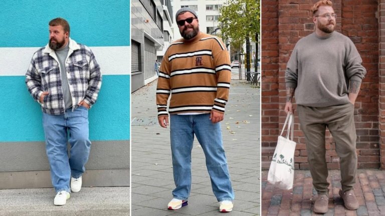 Fall Outfits for Plus Size Men Over 40 That Look Current Not Costumey