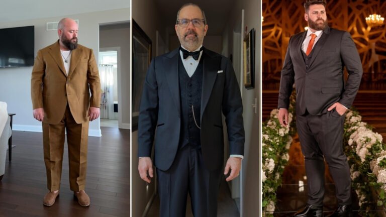 Fall Wedding Guest Outfits for Plus Size Men That Fit the Season