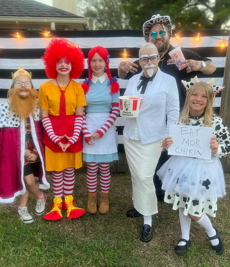 Fast Food Icons Group Costume
