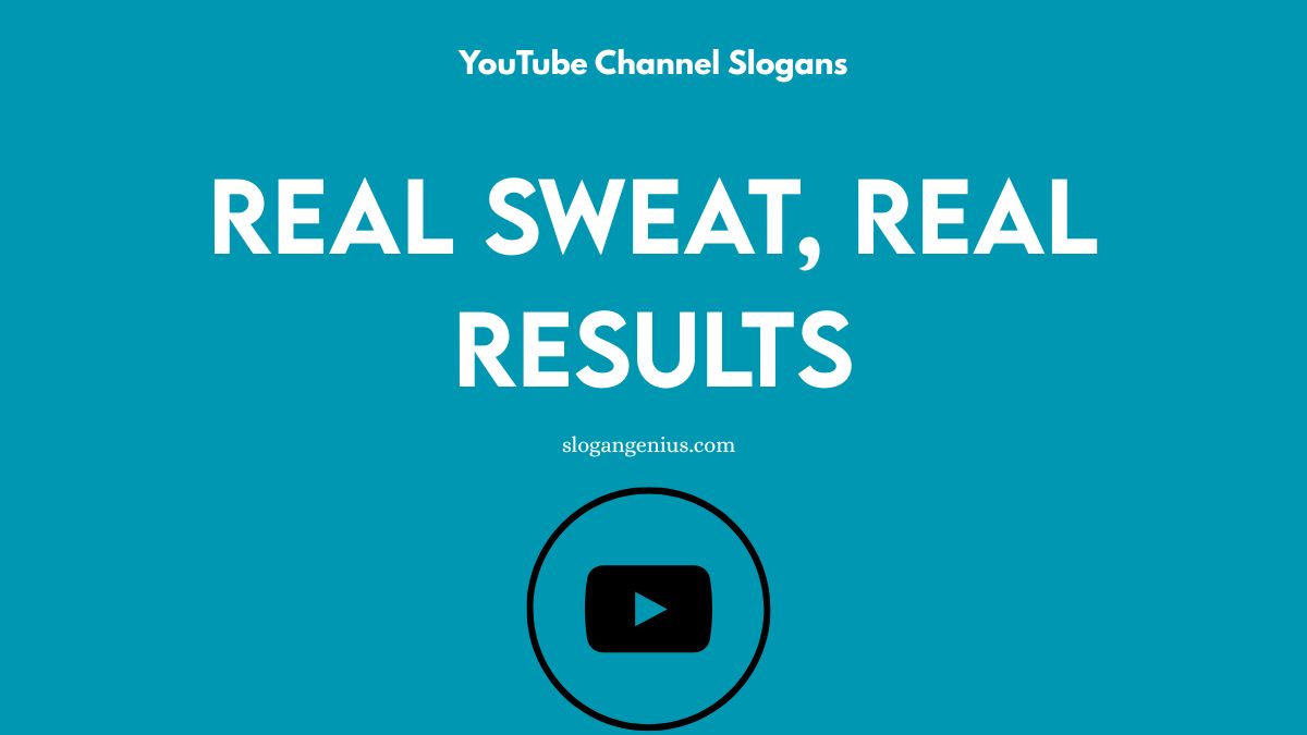 Fitness YouTube Channel Slogans