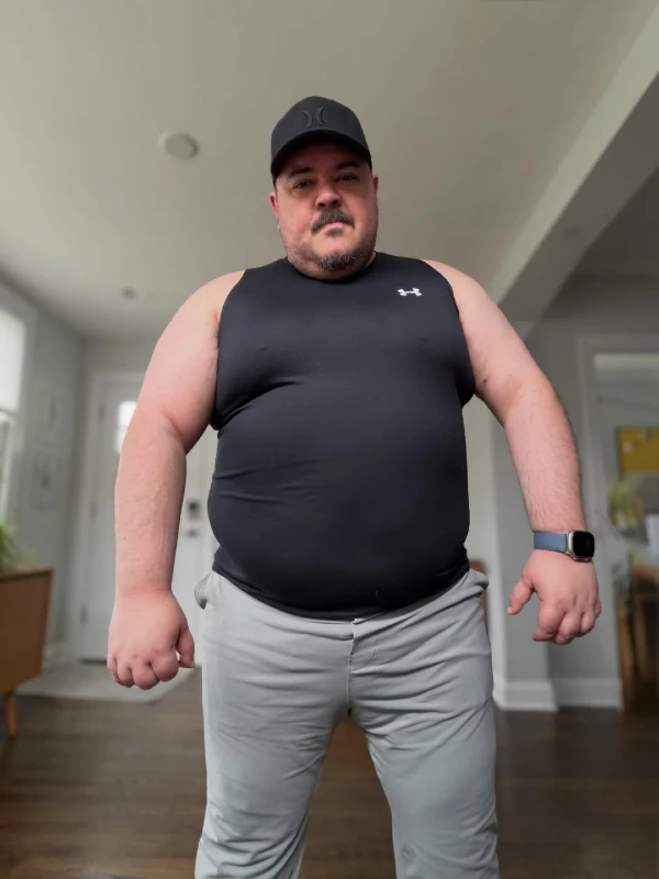 Fitted Sleeveless Shirt and Athletic Pants