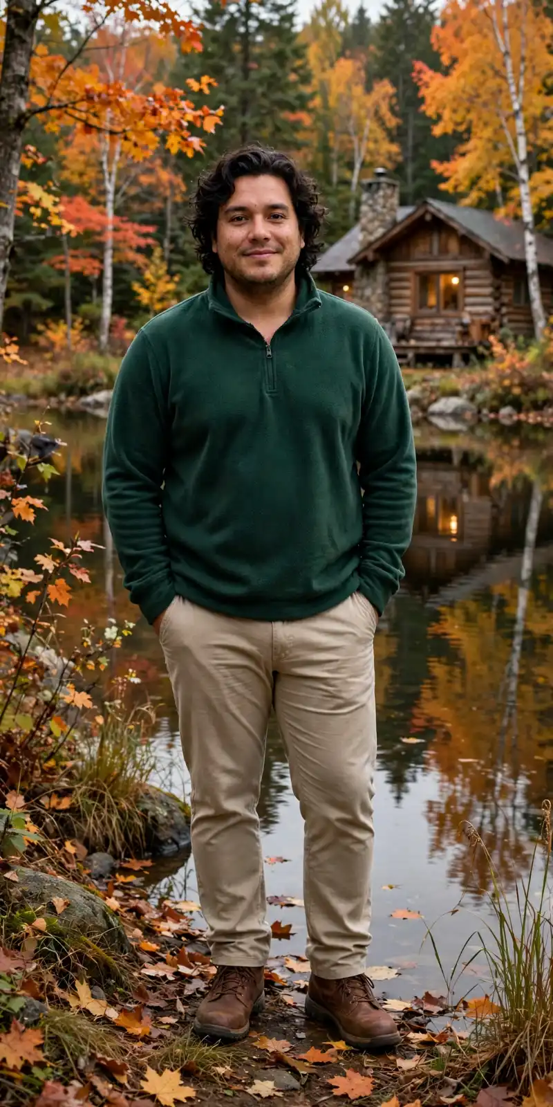 Forest Fleece & Khaki Chino Match