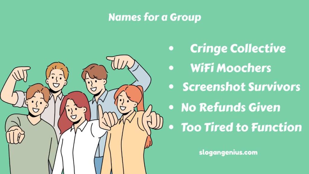 Names for a Group (Trendy and Fresh)