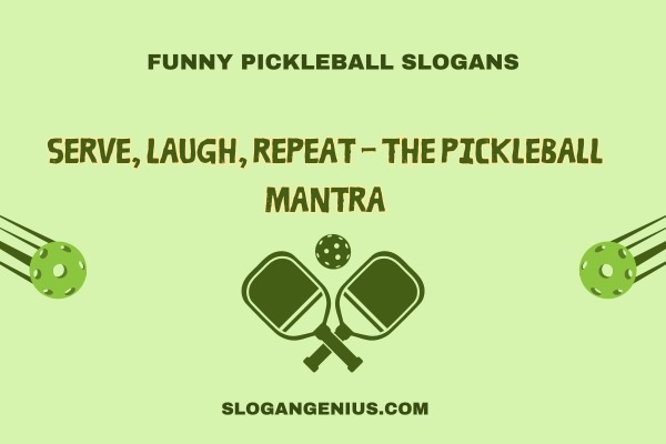 Funny Pickleball Slogans