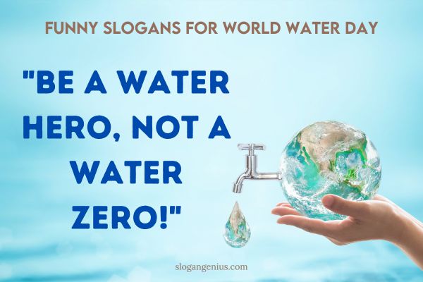 Funny Slogans for World Water Day