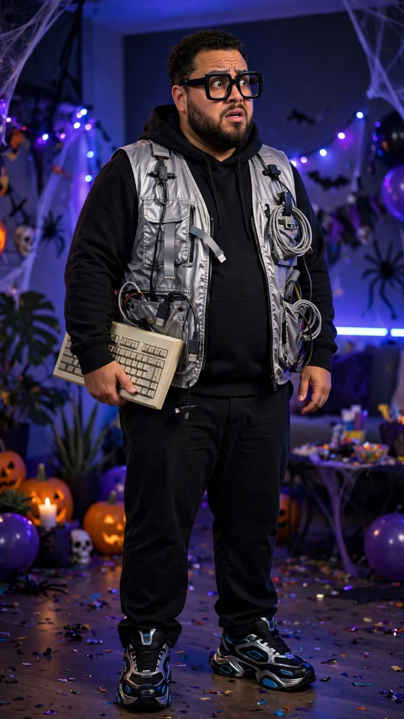 Funny Tech Support Guy Costume