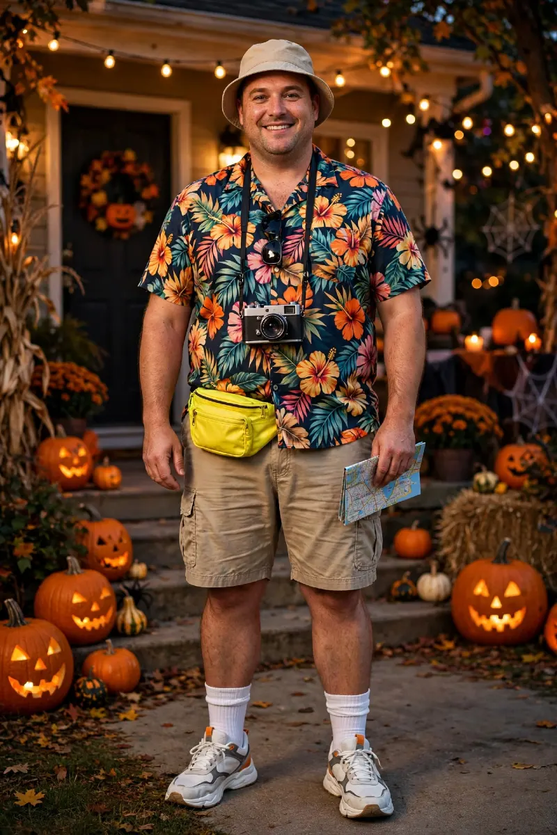 Funny Tourist Dad Costume