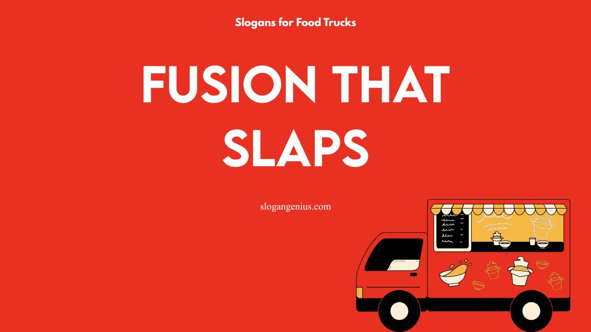 Fusion Cuisine Food Truck Slogans